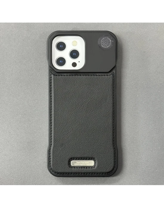 iPhone 16 Pro Max Parfümlü Koku Hazneli MagSafe Uyumlu Deri Kılıf