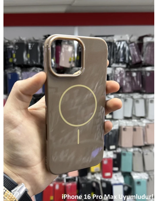 İphone 16 Pro Max Uyumlu Premium Özel Seri Magsafe Think Kılıf