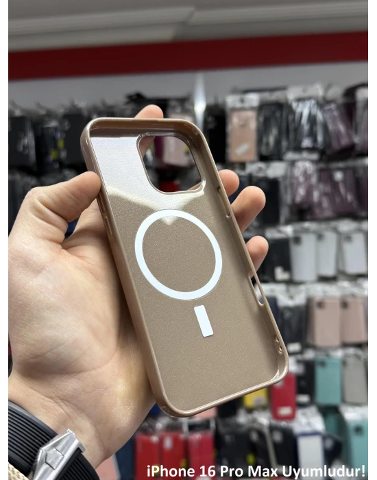 İphone 16 Pro Max Uyumlu Premium Özel Seri Magsafe Think Kılıf