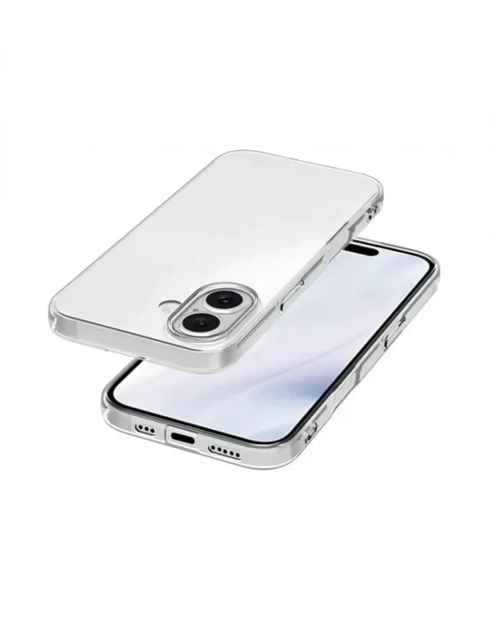 İphone 16 Sert Şeffaf Telefon Kılıfı