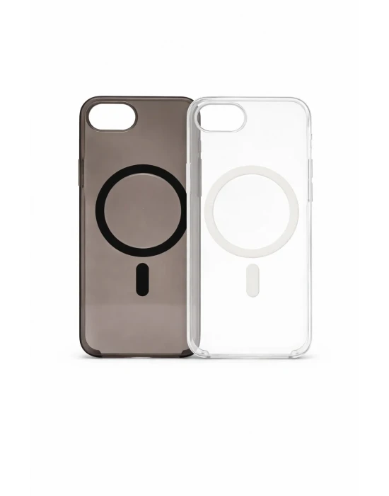 İphone 16E ile Uyumlu Magsafe Özellikli Kristal Netlik Sararmaz PC Clear Case