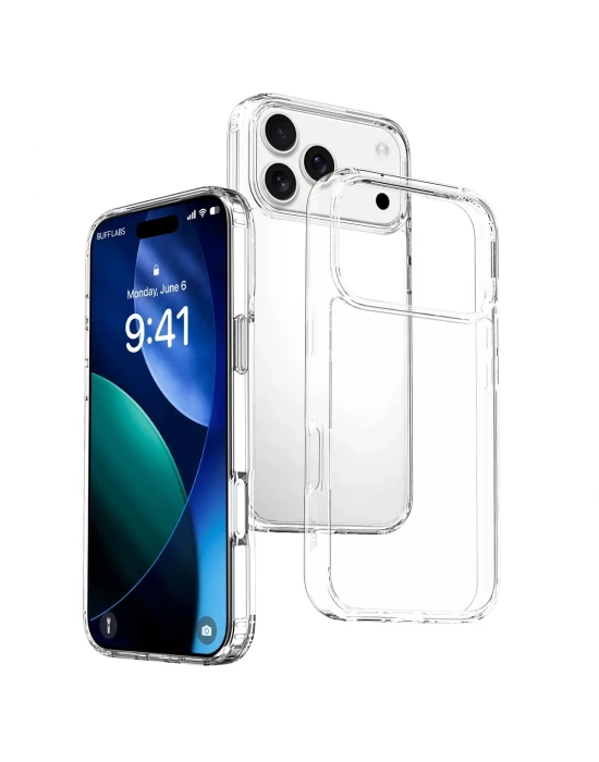 İphone 17 Pro Sert Şeffaf Telefon Kılıfı