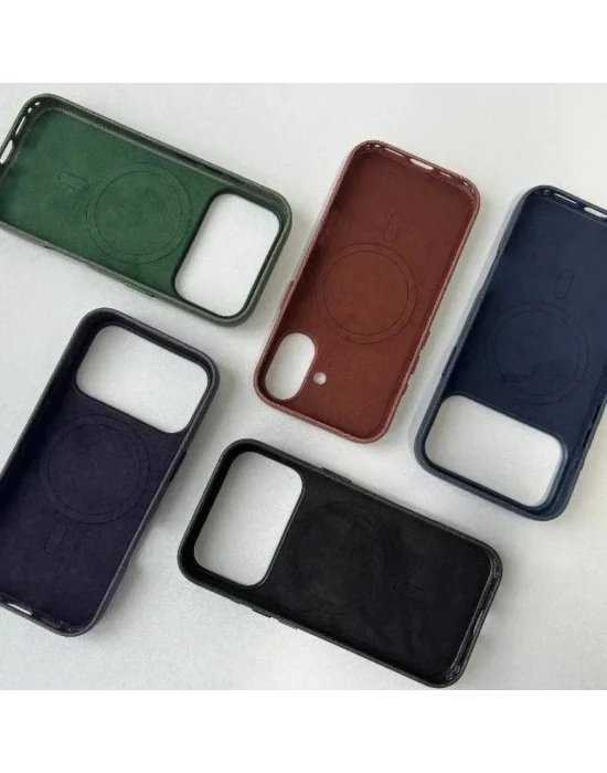 İphone 17 Teknovoven Dokuma Kablosuz Şarj Destekli Animasyonlu Kılıf