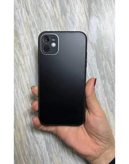 İphone 7-8 Plus Parlak Cam Kamera Korumalı Telefon Kılıfı
