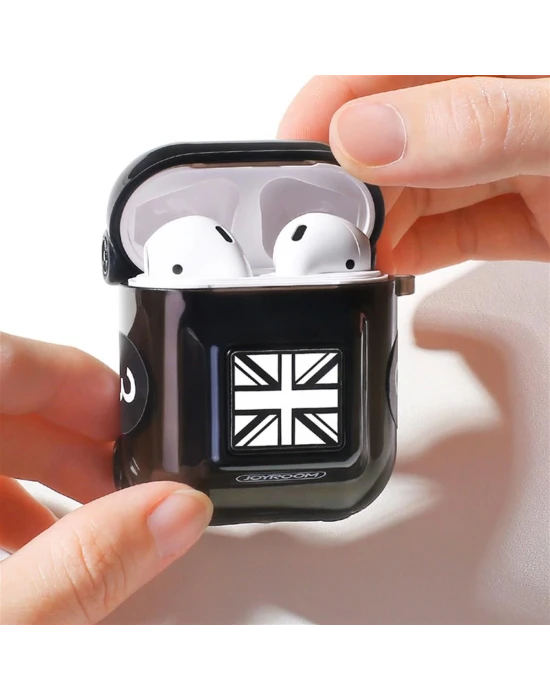 İphone Airpods 1. ve 2. Nesil Uyumlu Araba Figürlü Koruyucu Kılıf