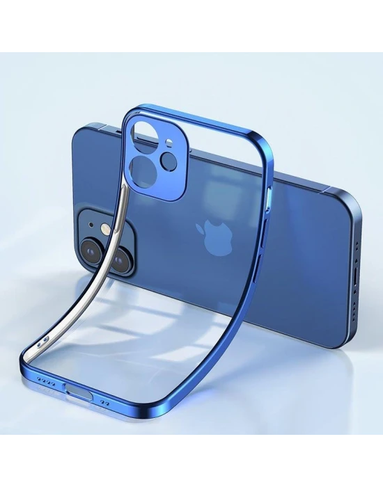 İphone  New Beauty Elektro Çerçeveli Ultra İnce Kılıf