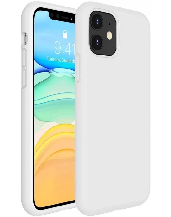 İphone Silikon Case Mikrofiber İç Arka Koruma Telefon Kılıfı