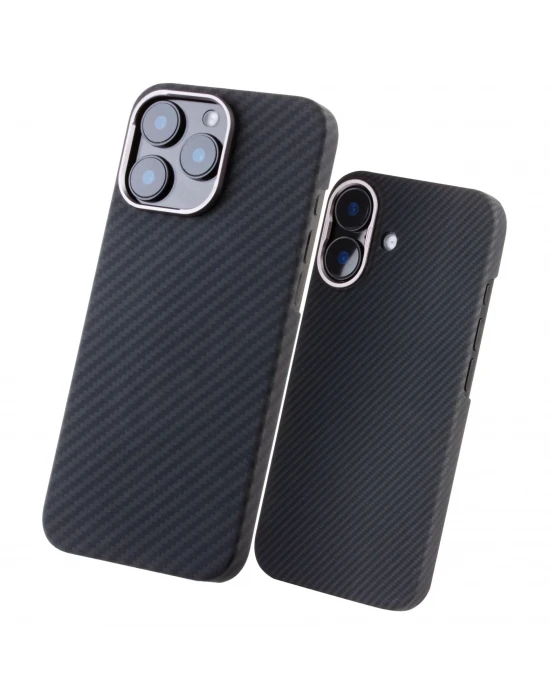 Joykevlar İphone 16 Gerçek Kevlar Carbon Premium Telefon Kılıfı