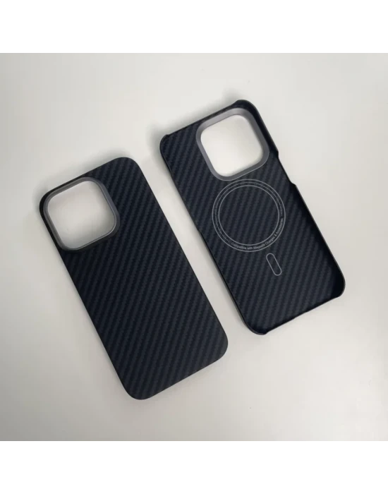 Joykevlar İphone 16 Pro Gerçek Kevlar Carbon Premium Telefon Kılıfı