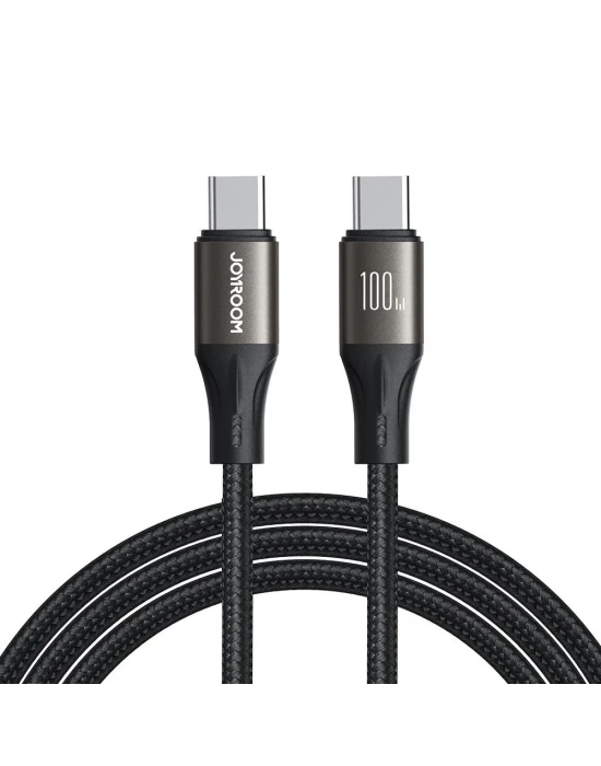 Joyroom 100W Type-C-Type-C Metal Hızlı Şarj Kablosu 1.2 Metre