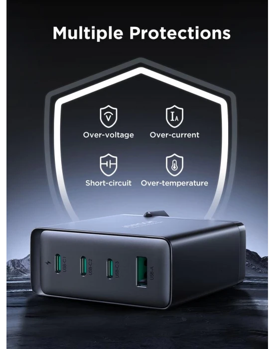 Joyroom 140W Pd 4 Port Şarj Adaptörü + 240w Kablo