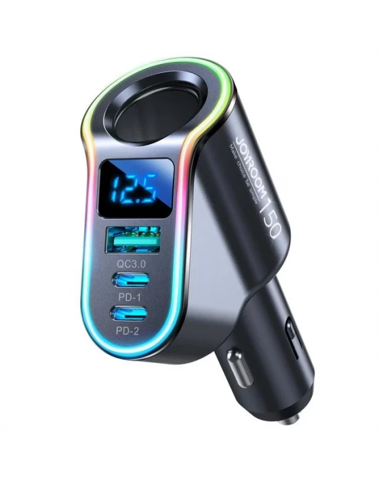 Joyroom 150W 4 Port Led Ekranlı Araç şarj