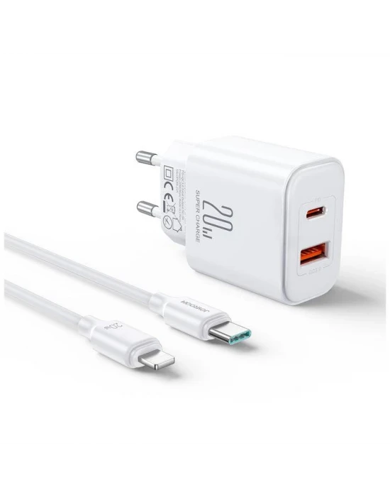 Joyroom 20W Pd Adaptör Ve Type-C To Lightning Kablo Seti