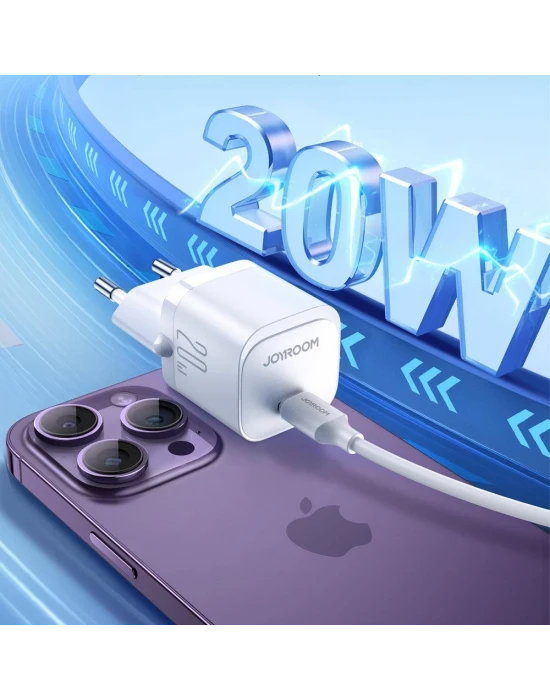 Joyroom 20W Pd Adaptör Ve Type-C To Lightning Kablo Seti