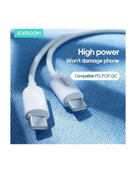 JOYROOM 60W TYP C TO TYP C 1 METRE KABLO