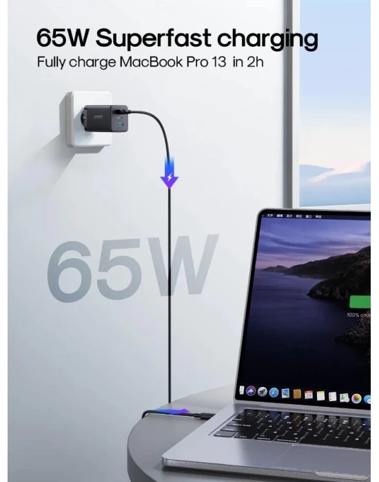 Joyroom 65W Pd Usb Çoklu Şarj Kablosu