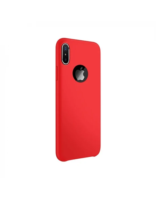 Joyroom Apple iPhone XR  Lyber Serisi Renkli Silikon Kılıf Apple iPhone XR Kırmızı