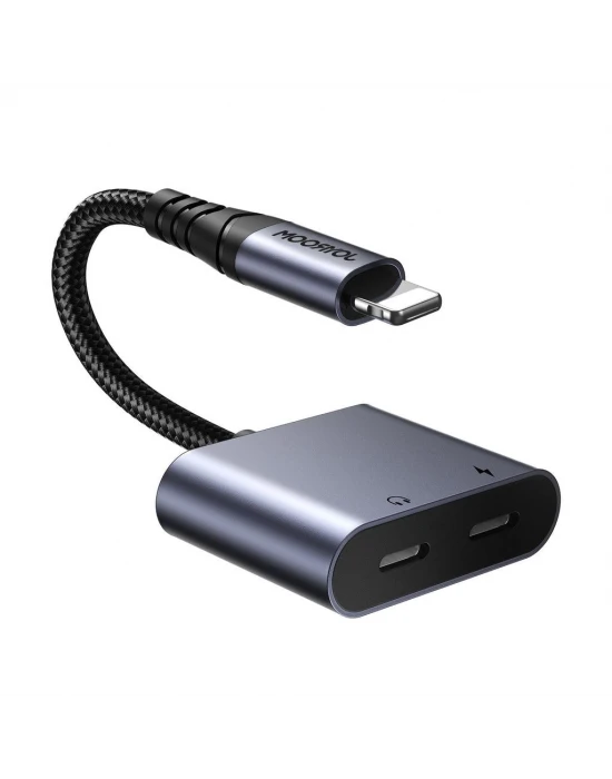 Joyroom Arama Destekli Audio Adapter Lightning - Dual Lightning