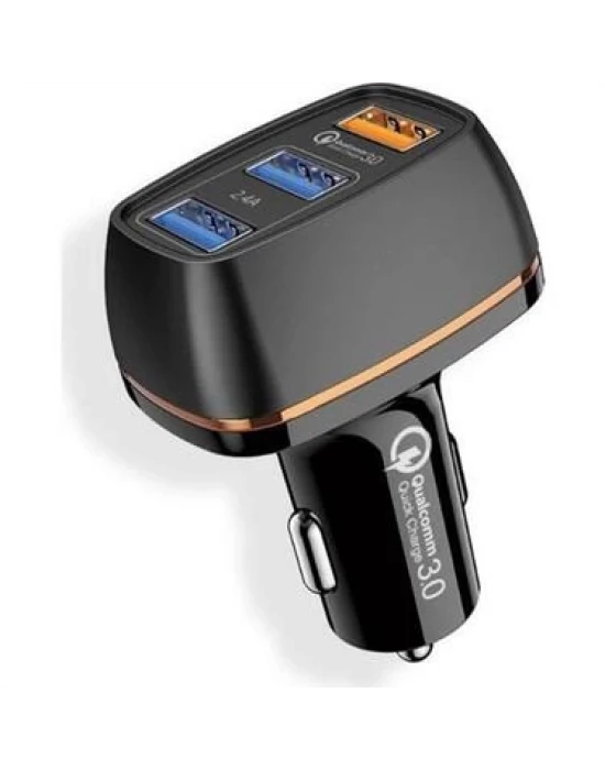Joyroom C-M303 QC 3.0 30W 3xUSB Araç Şarj Cihazı