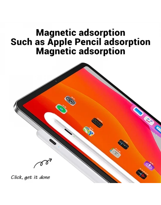 Joyroom JR-K12 Android Ve İos Uyumlu Otomatik Çift Modlu Kapasitif Pen Beyaz