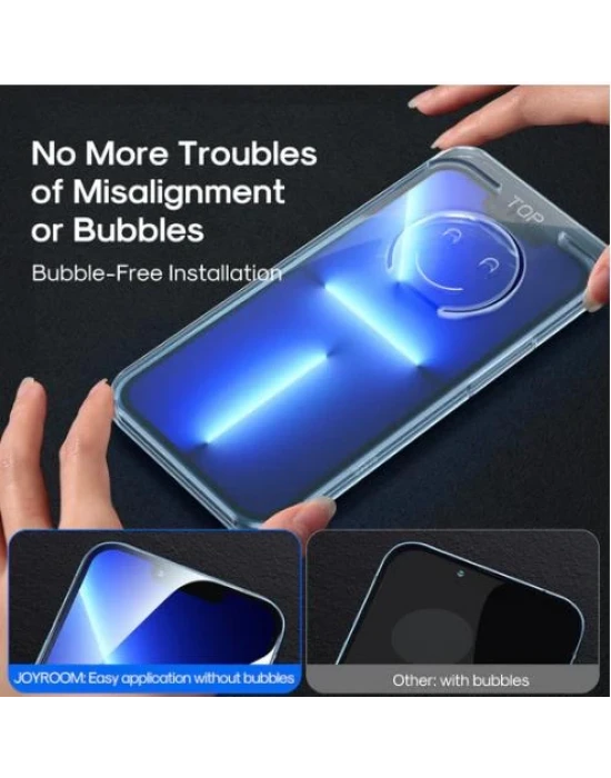 Joyroom İphone 12pro Max Hd Kurulum Aparatlı Cam Ekran Koruyucu