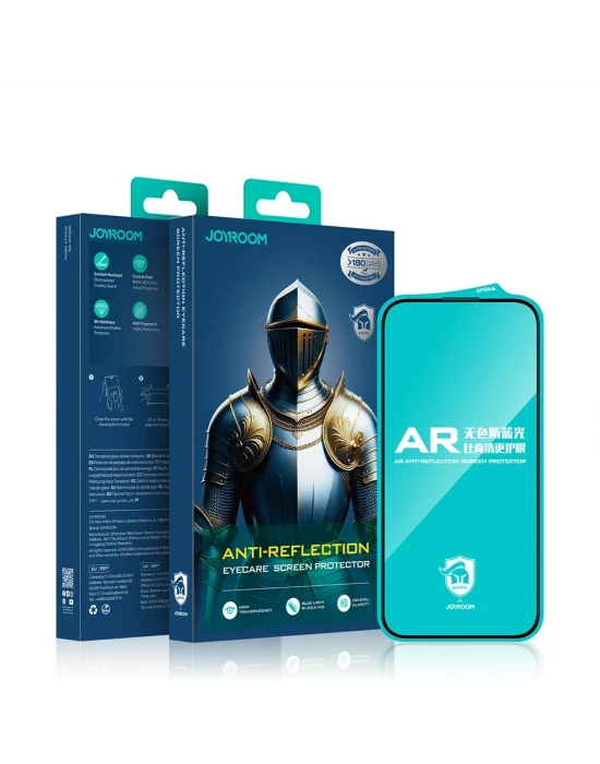 Joyroom İphone 13 Pro Max / 14 Plus Anti-Reflection Gerçek Gorilla Glass Cam Ekran Koruyucu