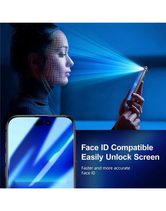 Joyroom İphone 14 Plus Hayalet-Privacy Cam Ekran Koruyucu