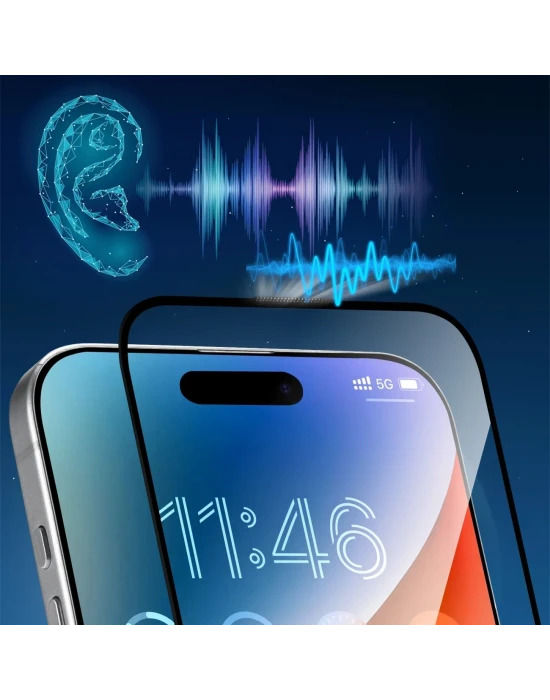 Joyroom İphone 14 Pro Max/16 Plus 3D Hayalet Gorilla Cam Ekran Koruyucu