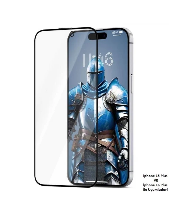 Joyroom İphone 15-16 Plus Uyumlu Gerçek Corning Gorilla Glass Cam Ekran Koruyucu