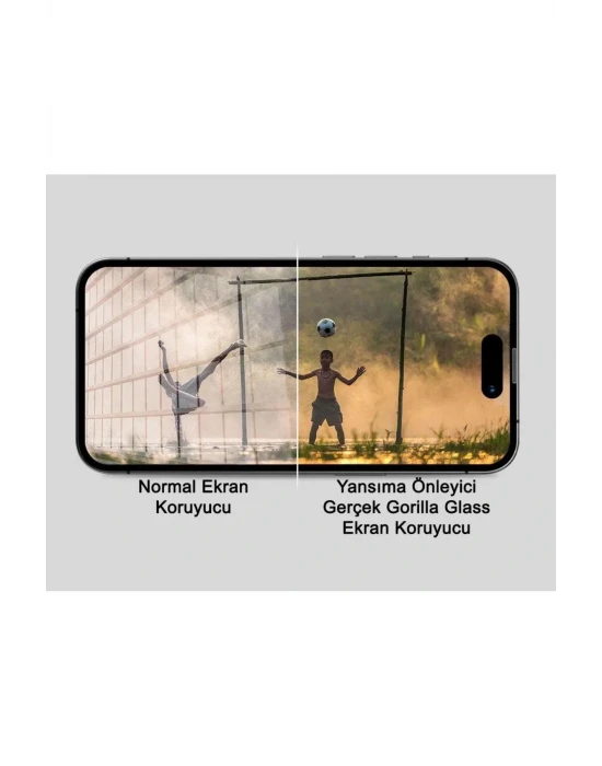 Joyroom İphone 15 Pro Anti-Reflection Gerçek Gorilla Glass Cam Ekran Koruyucu