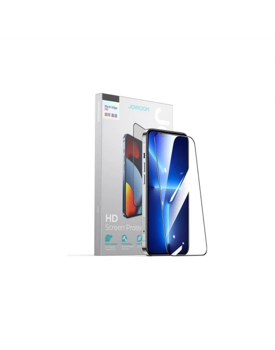Joyroom İphone 15 Pro Max HD Full Kaplayan Premium Ekran Koruyucu Cam