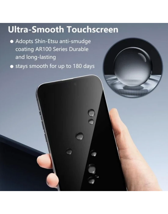 Joyroom İphone 15 Pro Max Uyumlu Gerçek Corning Gorilla Glass Cam Ekran Koruyucu