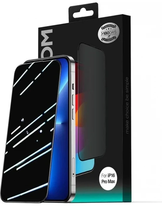 Joyroom İphone 16 Plus ile Uyumlu Privacy Cam Ekran Koruyucu