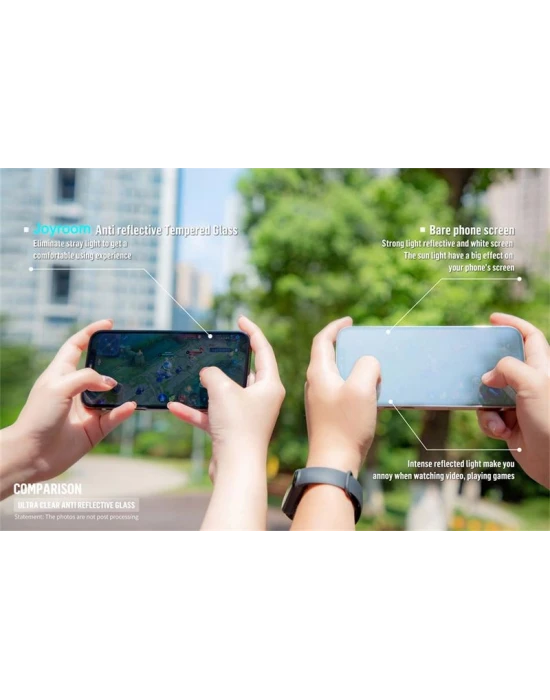 Joyroom İphone 16 Pro Anti-Reflection Gerçek Gorilla Glass Cam Ekran Koruyucu