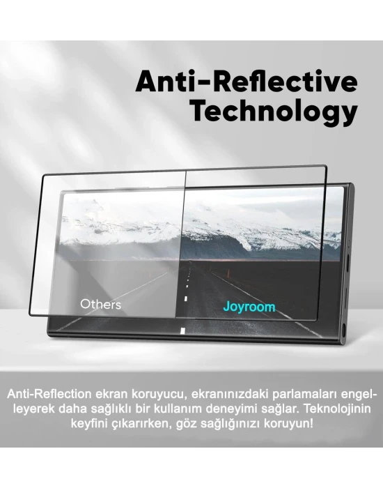 Joyroom İphone 16 Pro Anti-Reflection Gerçek Gorilla Glass Cam Ekran Koruyucu