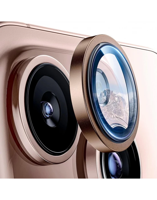 Joyroom İphone 16 Pro Ve 16 Pro Max Uyumlu Sapphire Lens Koruyucu