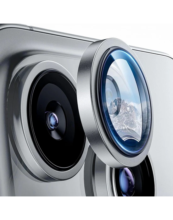 Joyroom İphone 16 Pro Ve 16 Pro Max Uyumlu Sapphire Lens Koruyucu