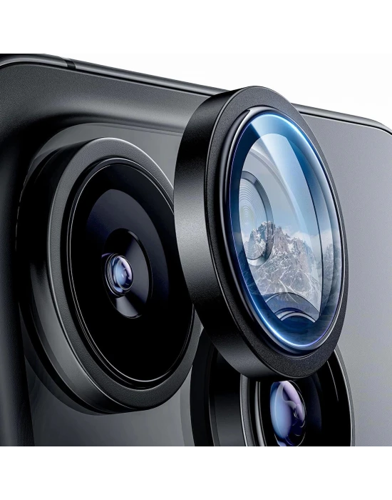 Joyroom İphone 16 Pro Ve 16 Pro Max Uyumlu Sapphire Lens Koruyucu