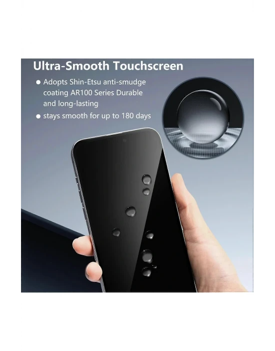 Joyroom İphone 17 Pro Max Privacy Cam Ekran Koruyucu