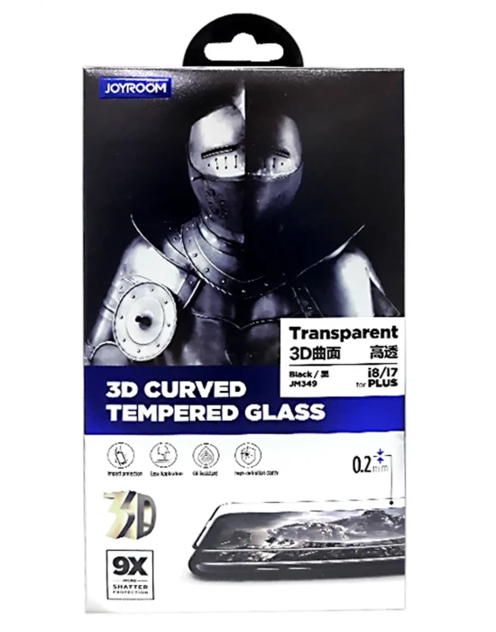 JOYROOM İPHONE 7-8 3D CURVED TEMPERED GLASS BEYAZ