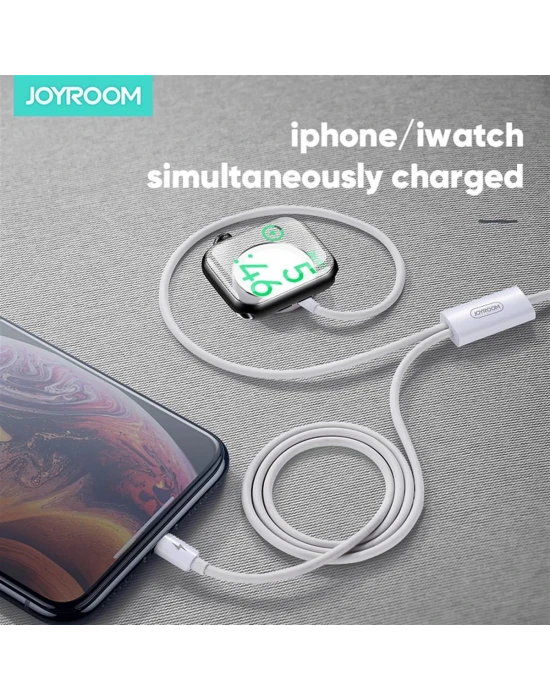 JOYROOM İPHONE WATCH 2 İN 1 ŞARJ KABLOSU