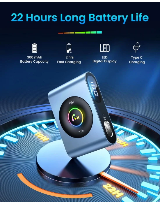 Joyroom JR-CB1 Bluetooth 5.3 3IN1 Bluetooth Araç Adaptörü