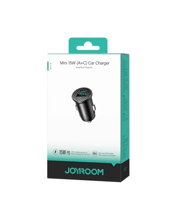 Joyroom JR-CCN16 15W 2 Çıkışlı Usb ve Type-c Mini Araç Şarj