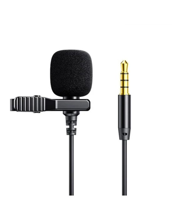Joyroom JR-LM1 Mini Profesyonel Yaka Mikrofonu Telefon için 2 Metre