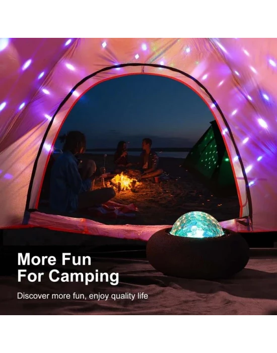 Joyroom JR-MS02 Maya Serisi RGB Kablosuz Hoparlör-Siyah
