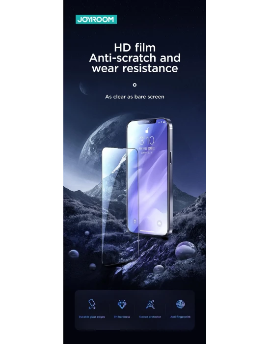 Joyroom JR-PF080 İphone 7/8 9H Temperli HD Ekran Koruyucu