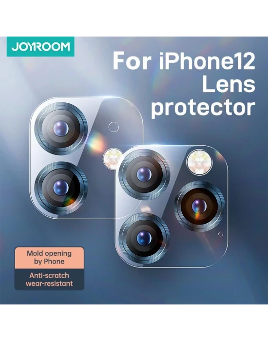Joyroom JR-PF687 iPhone 12 Renkli Kamera Lens Koruyucu