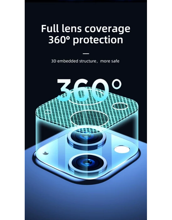 Joyroom JR-PF860 12 Pro Max Kamera Lens Koruyucu Cam