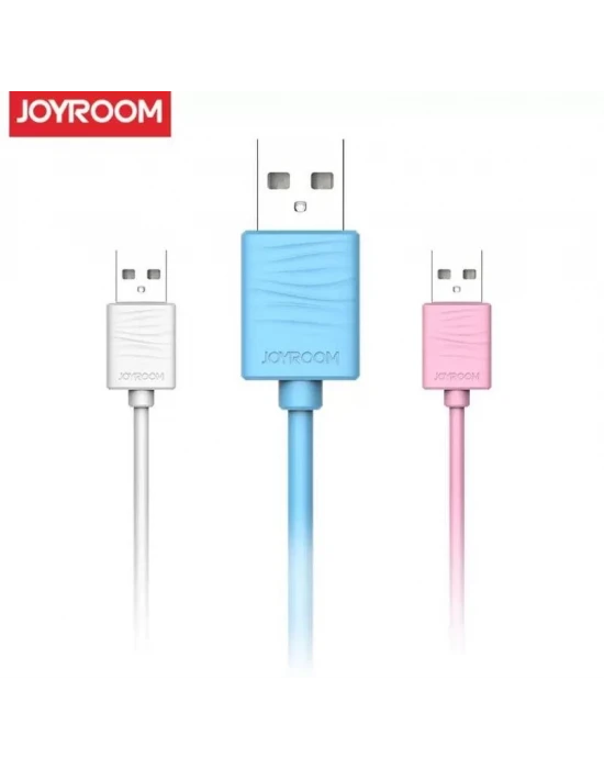 Joyroom JR-S118 Micro USB Hızlı Şarj ve Data Kablosu 1m Pembe