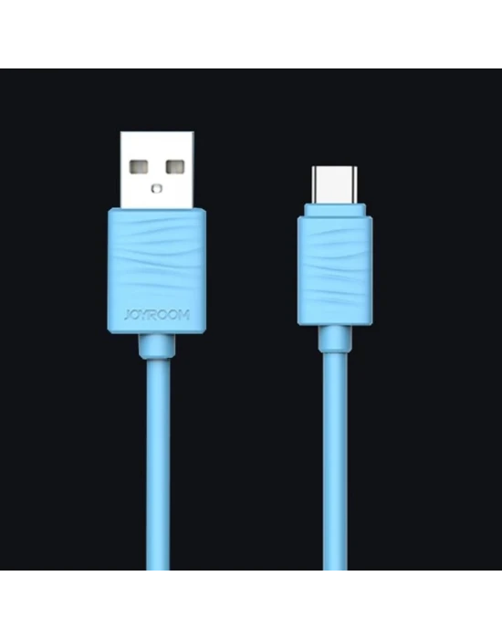 Joyroom JR-S118 Type-C USB Hızlı Şarj ve Data Kablosu 1m Mavi